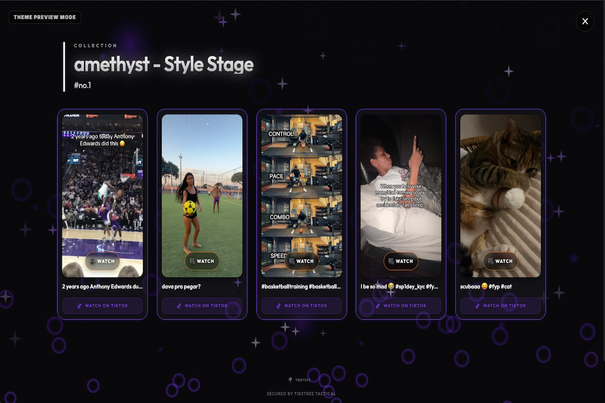 Amethyst theme preview