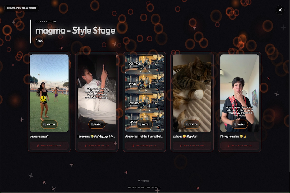 MAGMA theme preview