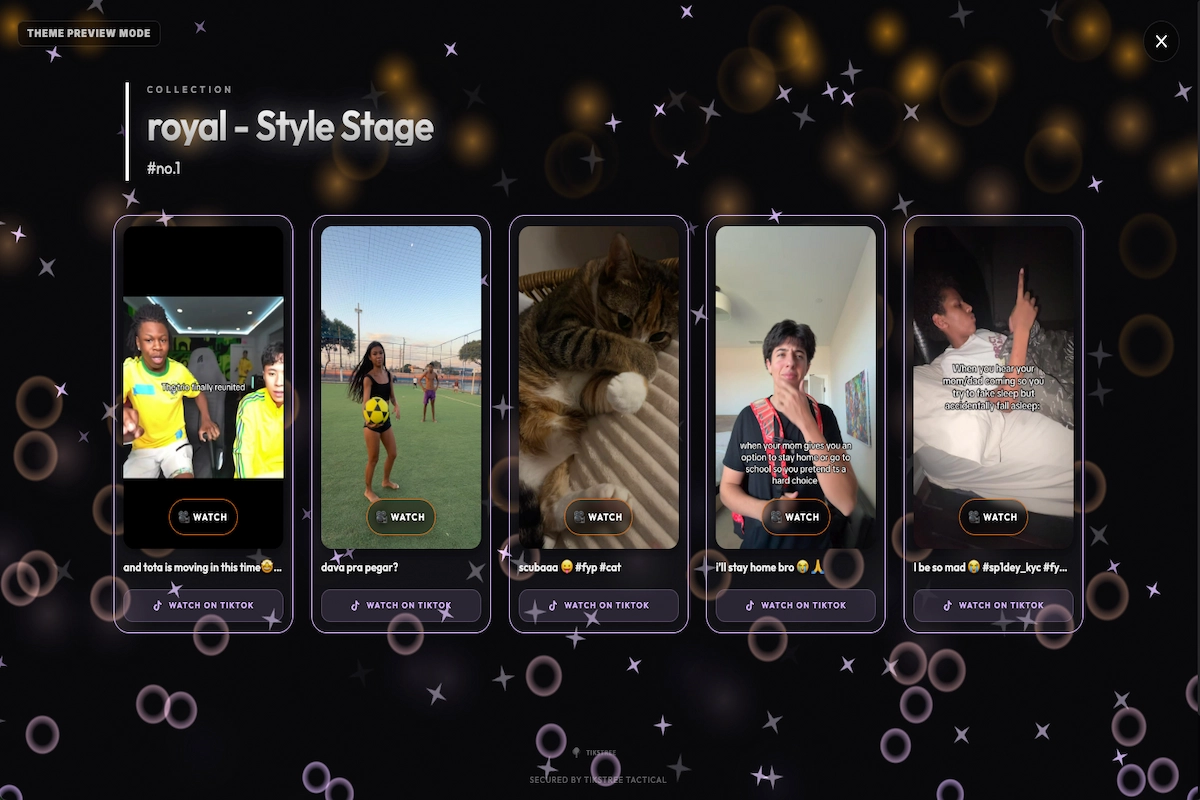 Royal theme preview