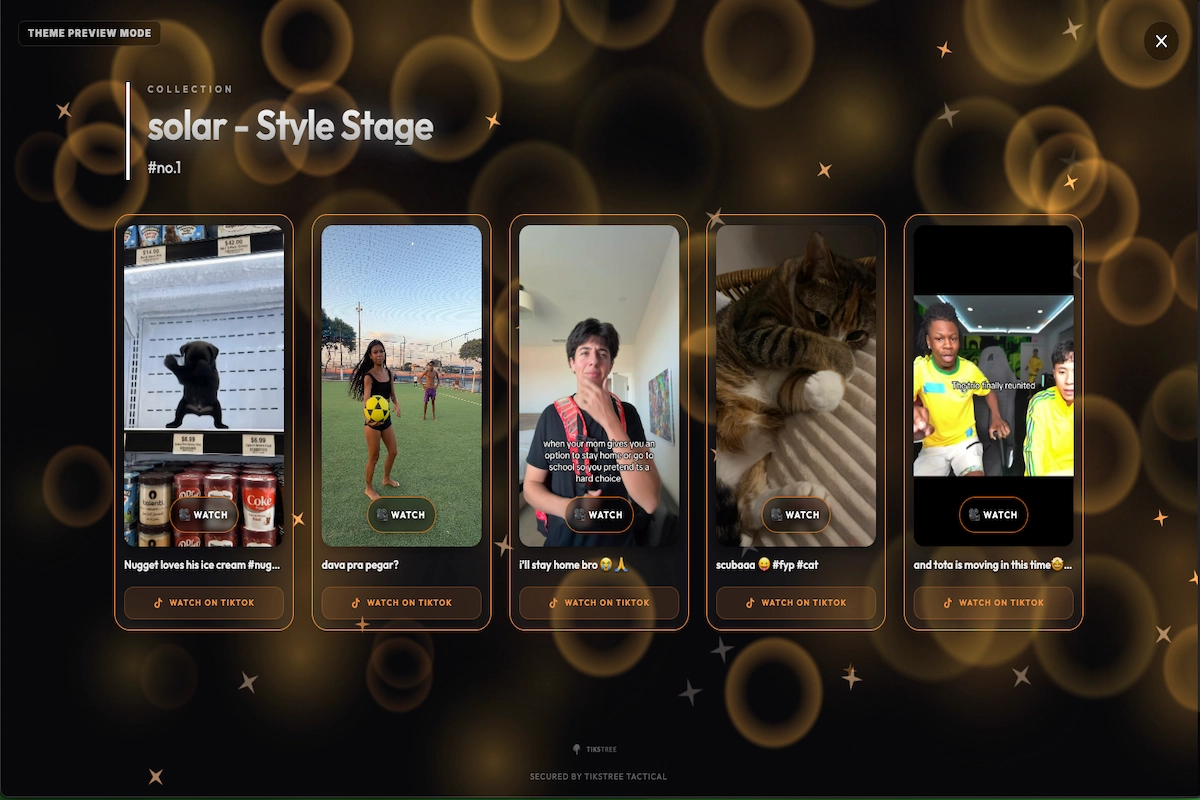 Solar theme preview